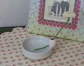 Sweet and Simple Pale Blue Glazed Porcelain Bud Vase Bowl