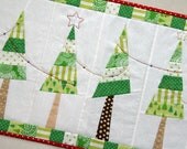 Festive Christmas Tree Table Runner PDF Pattern
