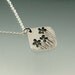 Sterling Silver Flower in the Garden Necklace Pendant