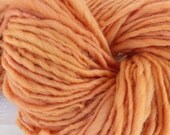 Pumpkin Spice Handspun Art Yarn 120 yards