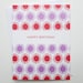 Letterpress Happy Birthday Card - Sunburst