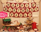 LUMBERJACK Collection - Printable Party Décor