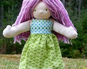 Easy Waldorf Doll or American Girl Doll Pull On Dress Pattern and Tutorial
