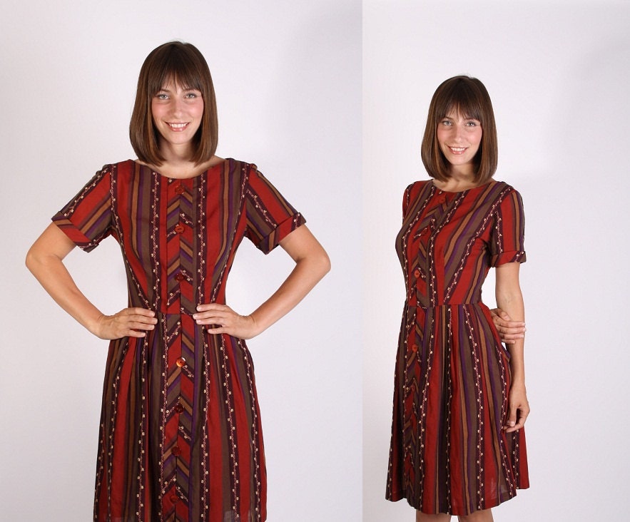 Vintage 1950s Mad Men Fashion Dress / Fall Fashion / Autumn / Fall / Dress / Dresses / Mad Men / Peggy Mad Men / 1282