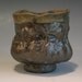 Deep Brown Yunomi Tenmoku interior and lip.  Japanese Style Tea Cup  Watson signed