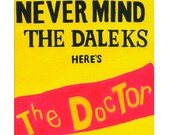 Doctor Who Album Cover 5x5 print, Never Mind the Daleks
