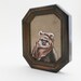 Ewok Cameo Portrait miniature, original painting framed