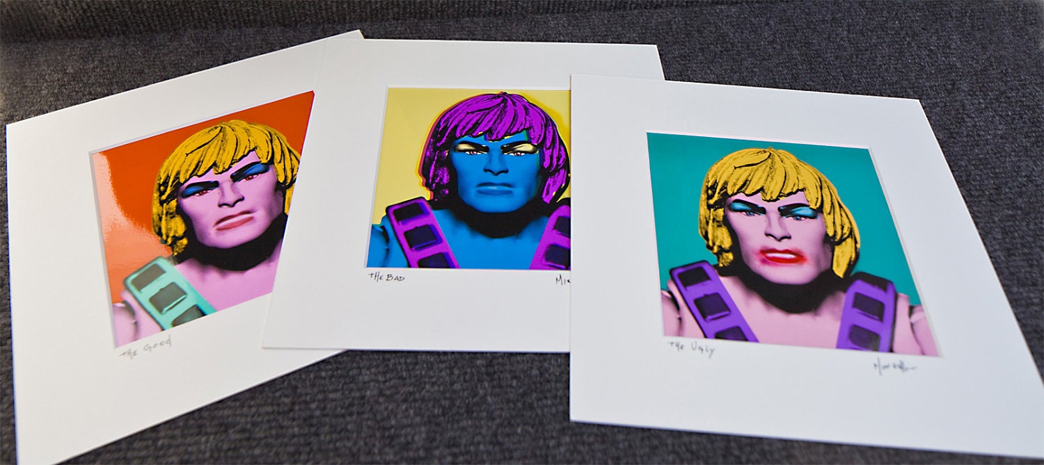 HE-MAN the Good, the Bad and the Ugly, Pop Art TRIO