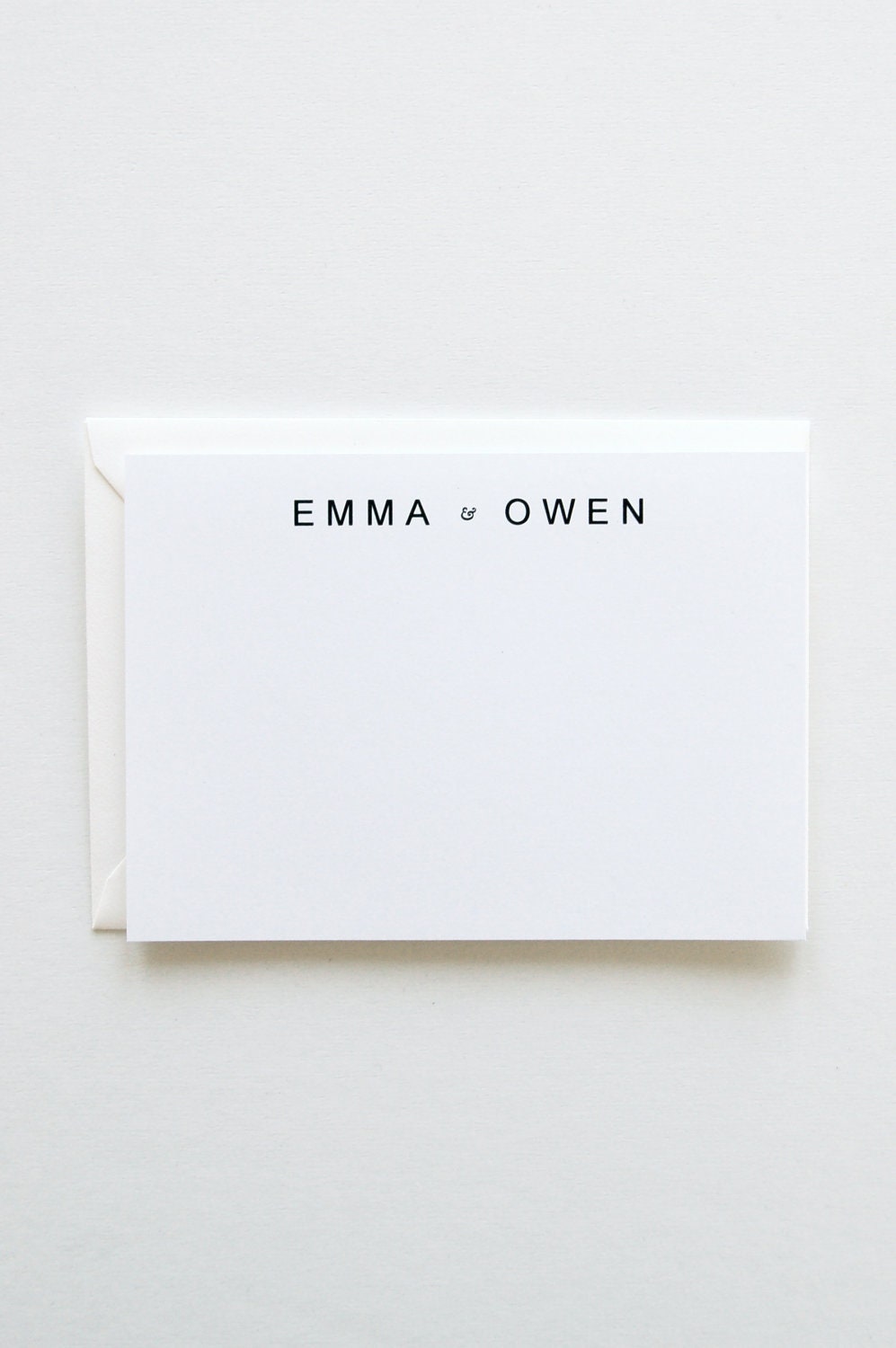 EMMA - Personalized Letterpress Stationery