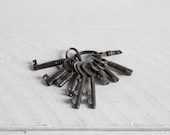 10 Tiny vintage keys