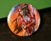 World of Warcraft Button Magnet - Alliance Draenei Mage