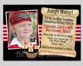 Boys Photo Pirate Birthday Invitation Pirate Invitation Pirate Birthday Party Invitation Printable Il_170x135