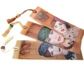 Art Bookmark - Book Love - Original Artwork - By Mixed Media Artist Malinda Prudhomme