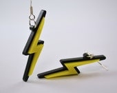Pokemon Lightning Bolt Energy Earrings - Laser Cut Acrylic