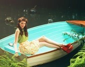 Belle Skirt - Original Apple Print