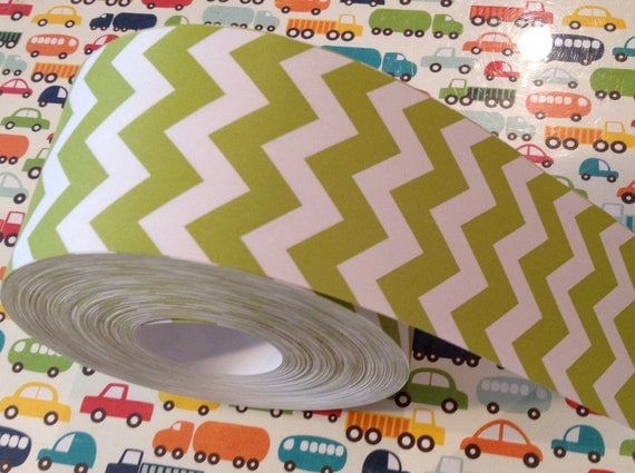 50 Yard Roll Chevron Paper Ribbon