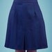 Blue skirt, Mini skirt, Womens skirt, High waist skirt,  Navy blue skirt, A line skirt, Classic skirt, On sale