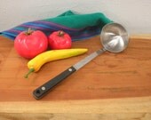 EKCO Flint Vanadium Ladle Vintage Utensil - Black Handle