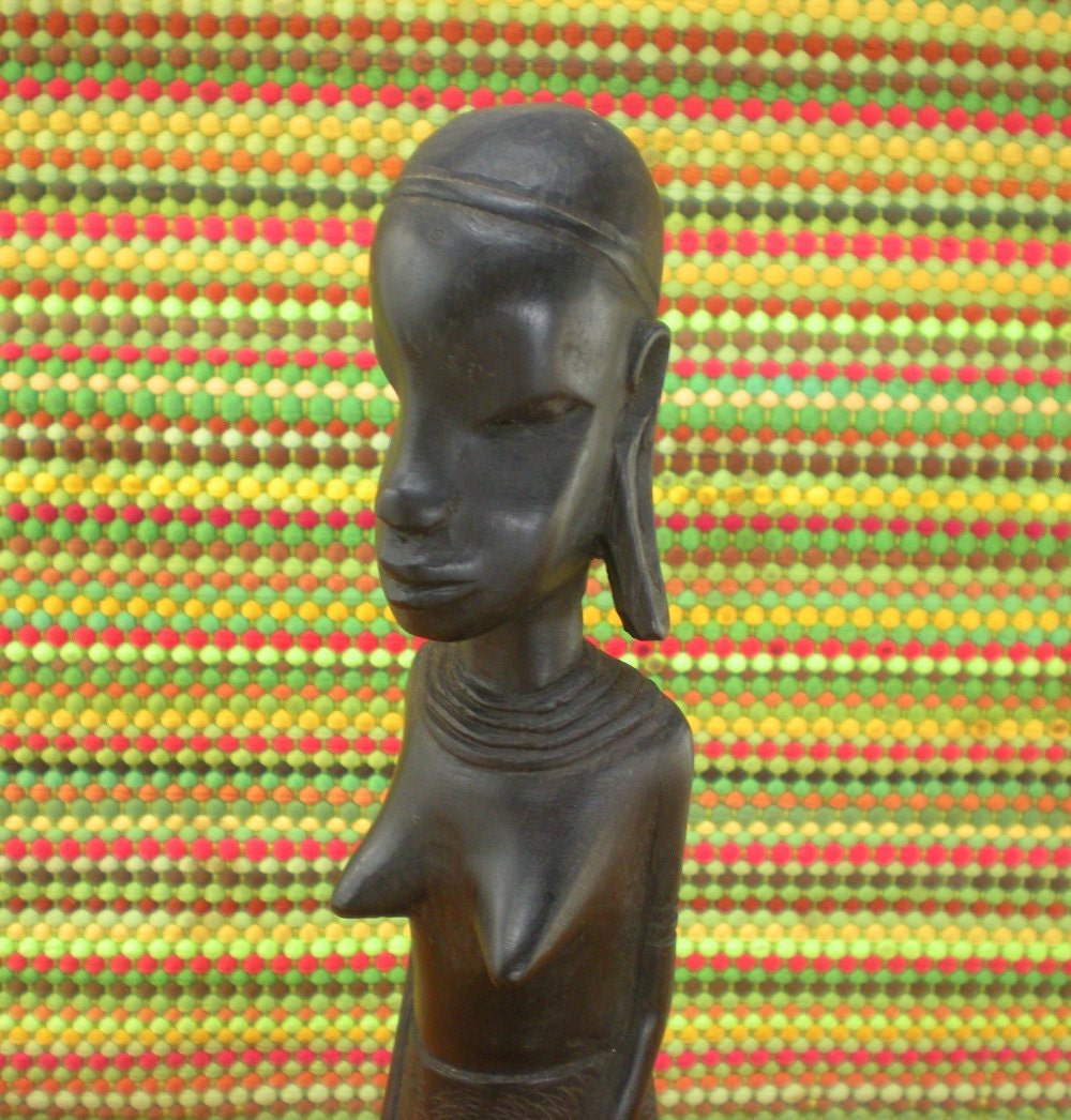 African Woman Kneeling