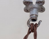 Swag Hook Antique Silver Patina Pendant Light Ceiling Hook // Plant Hook Wall Hook Jewelry Hook Christmas Stocking Hook