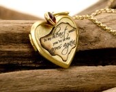 Memorial necklace locket miscarriage rememberance with birthstone