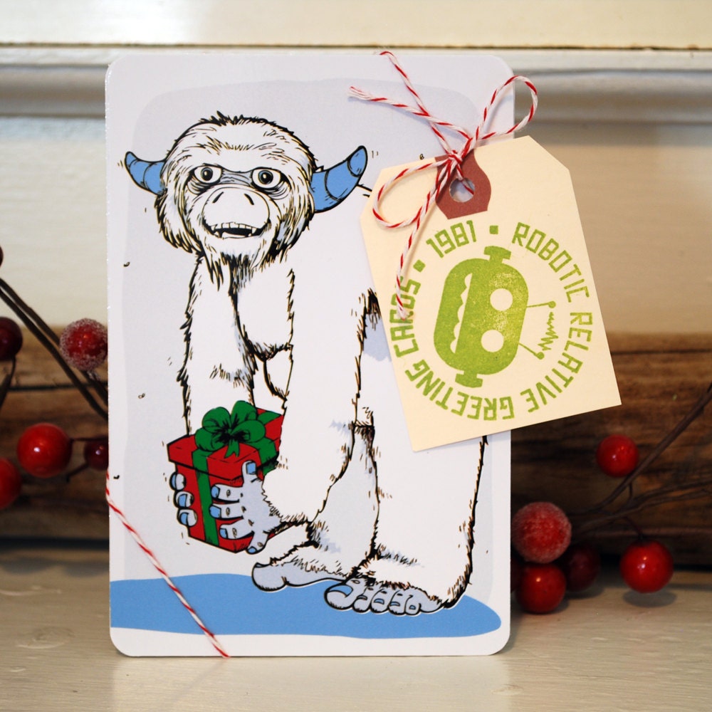 Yeti Postcard