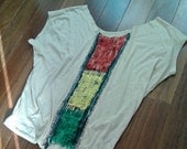 Hand Painted Ithiopia Block Dashiki Tee