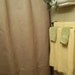 Burlap Shower Curtain - Rustic - Country - French Chic