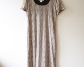 vintage crocheted maxi