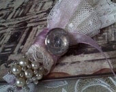 Lavender and Lace Victorian Clothespin Ornament