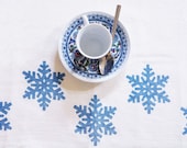 Shimmer Snowflake Holiday Tea Towel