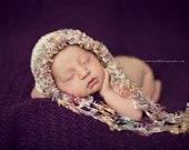 Newborn Bonnet - Photography Prop - Newborn Photo Prop - Baby Bonnet Prop - Baby Hat - Baby Girl Bonnet - Neutral Photo Prop - Picture Props