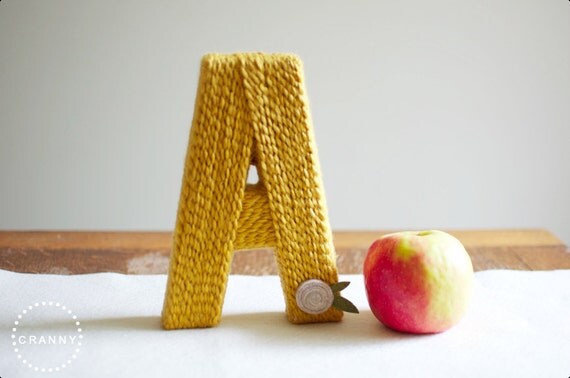 the original yarn and felt letters eight inch