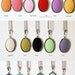 Personalized Embroidered Initial PENDANT - NO CHAIN. Lots of Color Options. by merriweathercouncil on Etsy.
