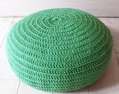 Floor Cushion Crochet - green