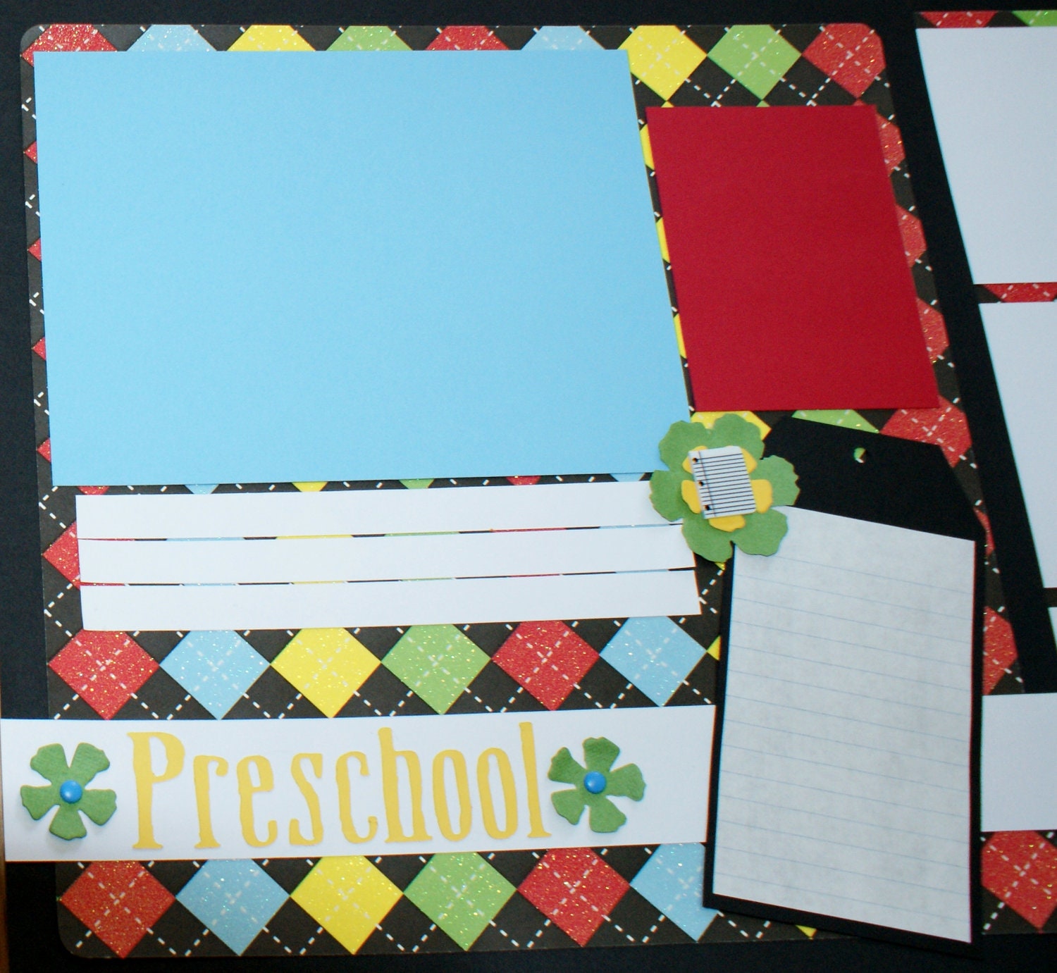 Premade School Scrapbook Album School Years Scrapbook Album Teacher Scrapbook Album Classroom Scrapbook Album