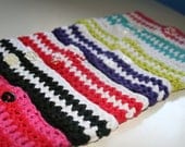 Organic Cotton Crochet Striped Headbands