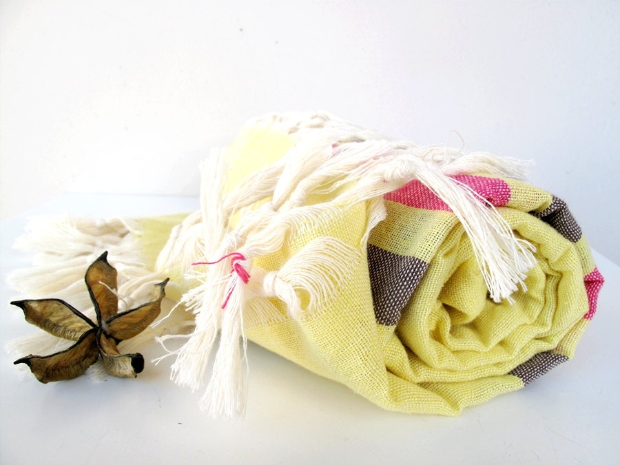 Organic Peshtemal,Eco Friendly,Natural %100 COTTON,Bath,Beach,Spa,Yoga,Pool Towel