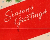 Vintage Holiday greeting card