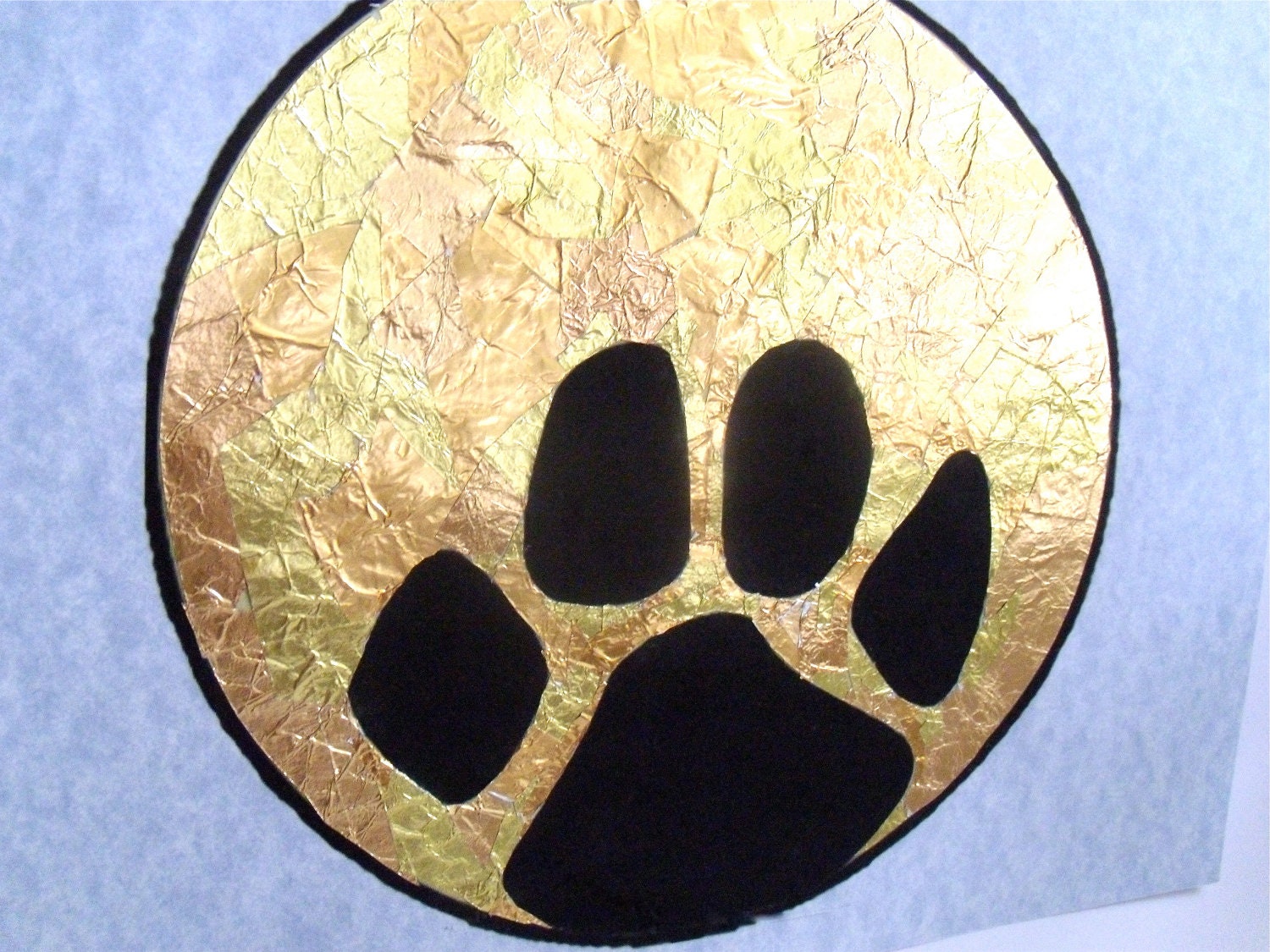 Heartprint Ikon (8.5x11) - Four-Footed Miracles Series - Limited Edition Gold foil print
