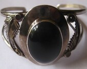 Reduced  Vintage Large Sterling Makai Cuff Bracelet