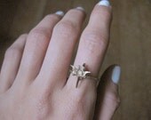 desert snake ring // bronze