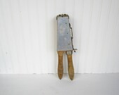 Antique Wooden Lard Press - The Only Sanitary Quick Way - Wooden Oddity