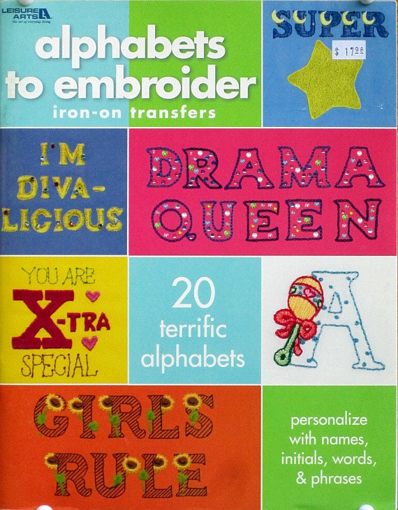 Over 200 Fun Funky Iron On Transfers for Embroidery - Kooler Design Studio