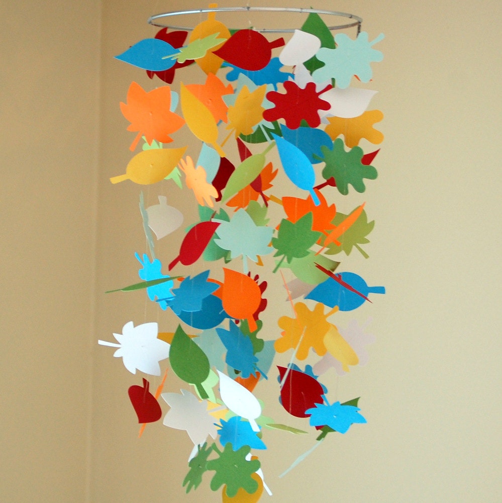 Absolutely Adorable -  Very Hungry Caterpillar Leaf Mobile