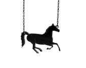 Black Horse (Mini Version) Necklace
