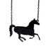 Black Horse (Mini Version) Necklace