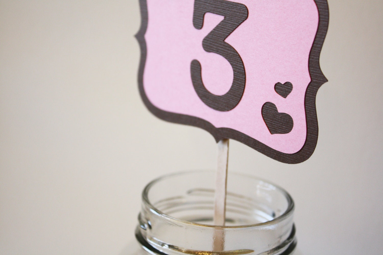 Heart Love Table Numbers