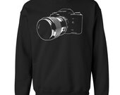 Vintage Camera Sweat Shirt SLR Crew Neck Pullover Photography