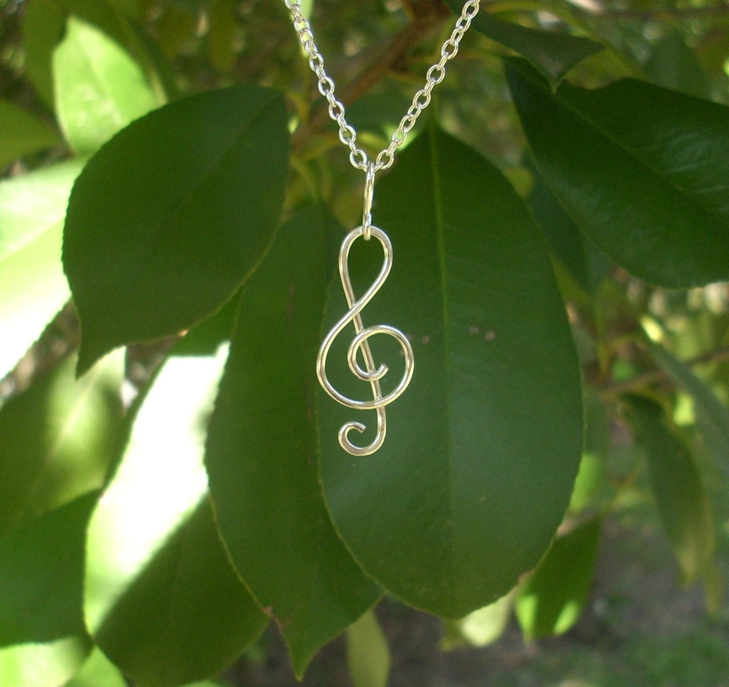 Treble Clef Necklace